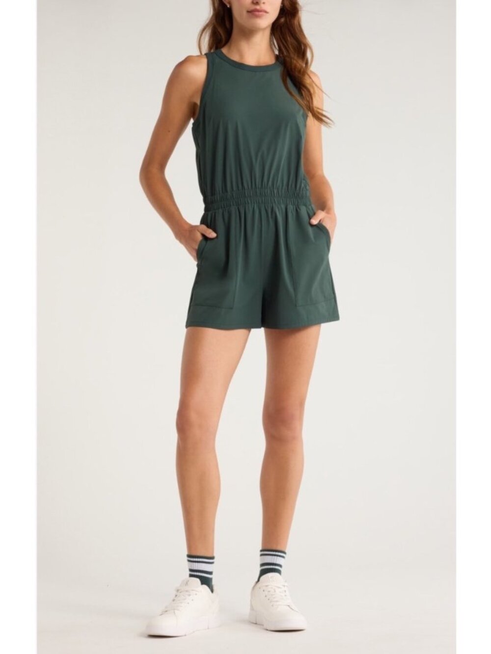 Zella Atlas Short green Romper size M